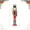Glitzhome® 24" Wooden Christmas Soldier Nutcracker